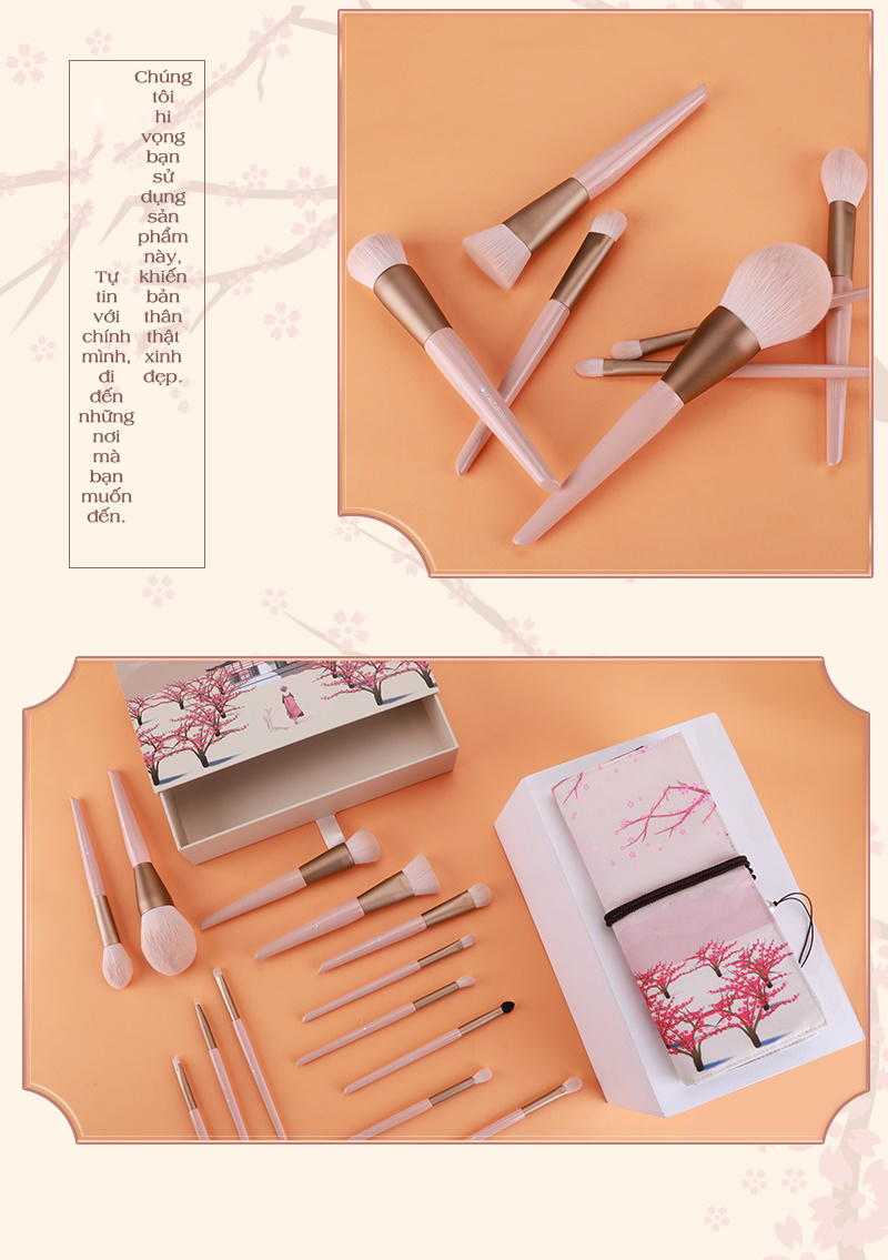 Bo-co-trang-diem-lades-13-cay-mau-hong-Sakura-Court-15